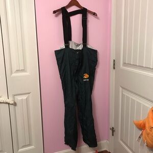 Bass Pro Shops Gore Tex extreme wet weather Rain Wind fishing bibs size medium